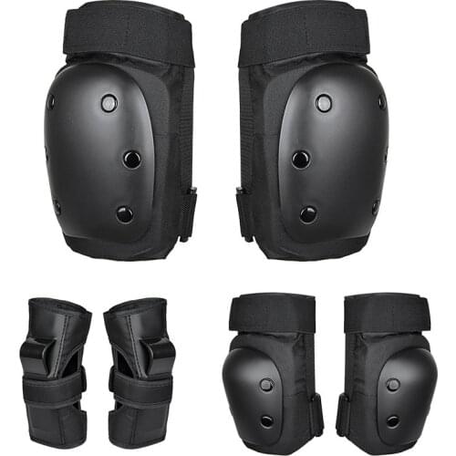 Child Adult Elbow Wrist Knee Pad for Outdoor Sports Protective Kit Inline Skating Racing Cycling Skateboard S M L 6 pieces Pads