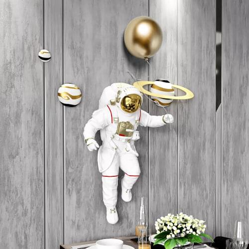 TV Wall Decoration Of Astronaut Living Room Childrens Room Wall Decoration Pendant Originality Porch Astronaut Wall Hanging
