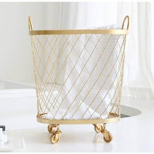 The Nordic Iron Toy Clothes Storage Basket Bathroom Dirty Clothes Basket Laundry Basket Laundry Basket Laundry Basket Home