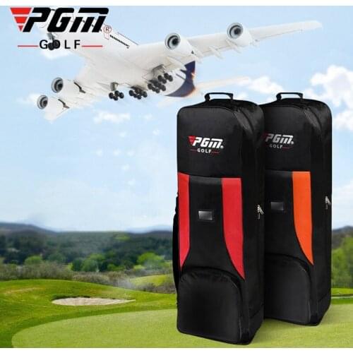 Pgm Folding Golf Aviation Bag Thickened Padded Aircraft With Pulley Golf Bag Travelling Large Capacity Airbags Package D0061