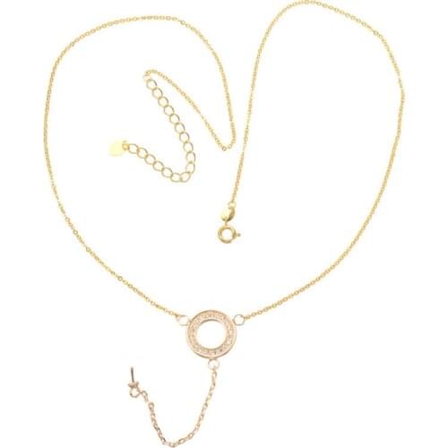 Supplies For Jewelry Vintage Zircon Crystal Necklaces Pendants Diy Copper Micro Pave Long Chains Pearl Necklace Bijoux Colliers