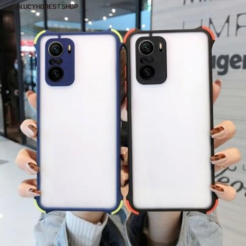 Shockproof Phone Case For Xiaomi Redmi Note 10 9 8 Pro 9s 9T 8T 10s 9A Mi 10T Lite 11 Ultra Poco X3 NFC M3 Matte Clear Cover