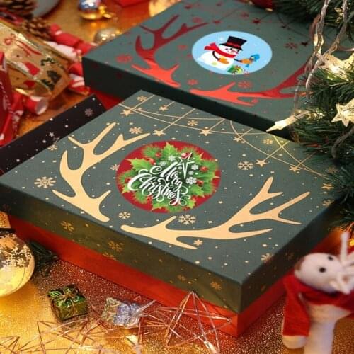Christmas Stickers Santa Claus Animals Snowman Trees Decorative Stickers Wrapping Gift Box Label Christmas Tags