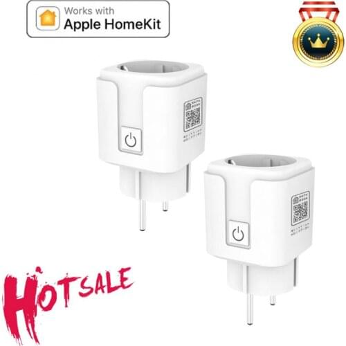 EU Smart WiFi Plug Adaptor 16A Remote Voice Control Power Socket Outlet Timing ,Share Device Work For Apple Homekit For IOS