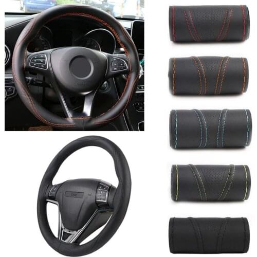 Super Anti-wear Car Steering Wheel Cover Four Seasons Universal Non-Slip Steering Case Wheel Cover Steering-Wheel Car Accessorie