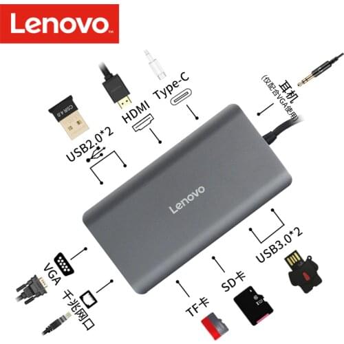 Lenovo USB HUB C HUB to Multi USB 3.0 HDMI card reader Adapter Dock for MacBook Pro ThinkPad Lenovo YOGA Accessories Type C 3.1