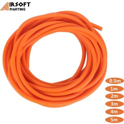 0.5m/1m/2m/3m/4m/5m Natural Latex Rubber Tube Elastic Slingshots Catapults Tube Band For Hunting Camping Shooting Bow Tool
