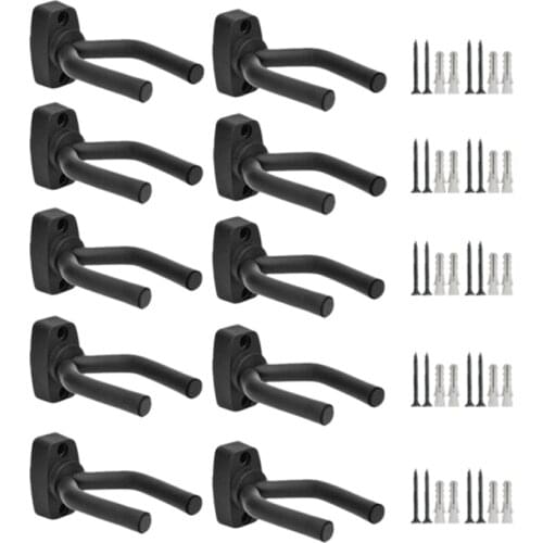 10Pcs Guitar Accessories Guitar Hook Short Hook Ukulele Wall Hook Guitar Wall Guitar Metal Hanger