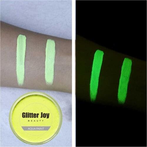 UV Pastel Yellow 2020 New Professional Water Activated Neon Face and Body Paintings in Beauty Makeup