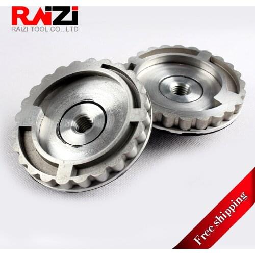 4 Inch/100 mm Aluminum Snail Lock Backer Pad For In-line Machine Diamond Edge Granite Polishing Pad Adpter Back-up Pad