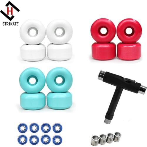 4pcs 54X36mm Skateboard wheels 90A freestyle skateboarding Wheels with Bearing kit T tools