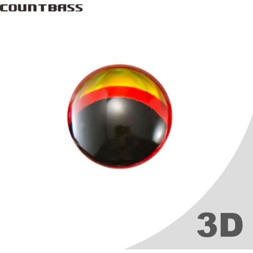 50pcs 4.5mm 6mm 7mm 3D Fishing lure eyes for blank hardbaits crankbaits minnow unpainted lures