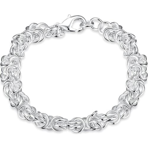 BABYLLNT Wholesale 925 Silver Elegant Popular Bracelet For Women Wedding Engagement Party Fashion Jewelry Gift