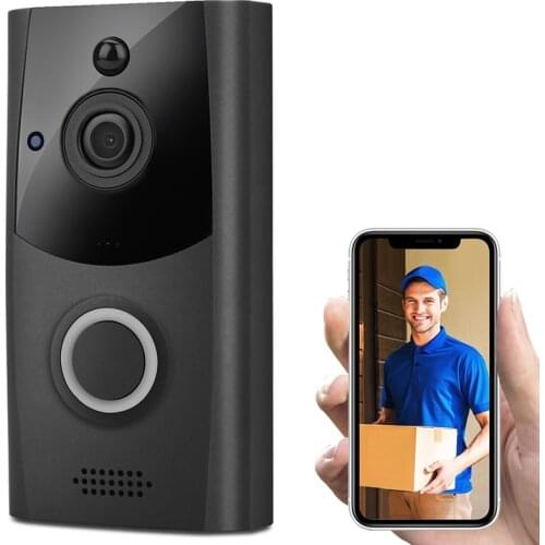 Thuis Draadloze Smart Deurbel Welkom Vriend Big Niveau Volumes Deur Chimes WiFi IR Video Intercom Camera Deurbel Security Alarm