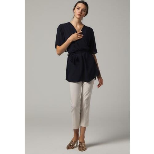 BLUZ KRUVAZE,BLOUSE CROISEE