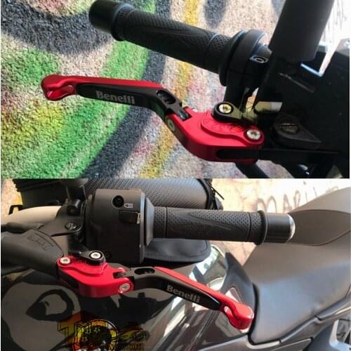 CK CATTLE KING Motorcycle Folding Extendable CNC Adjustable Clutch Brake Levers For BENELLI TRK502 TRK 502