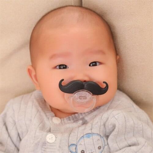 Food Grade Silicone Funny Baby Pacifiers Dummy Nipple Teethers Toddler Pacy Orthodontic Soothers Teat for Baby Pacifier Gift 1PC