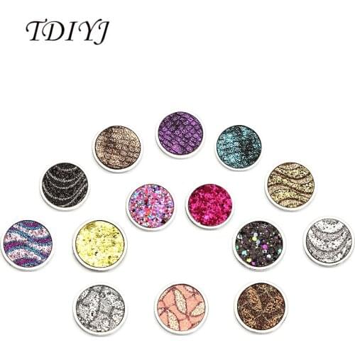 TDIYJ Hot Selling 33mm Sparkling My Coin Disc for Frame Holder Pendant 14 Designs to Choose 1Pcs
