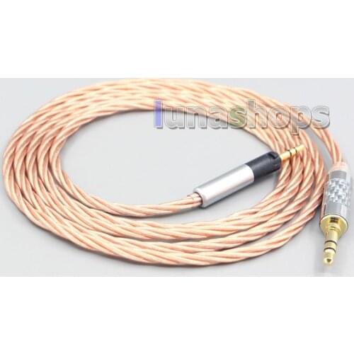 LN007154 Silver Plated OCC Shielding Coaxial Earphone Cable For Sennheiser HD598 Cs HD599 HD569 HD579 HD558 HD518 Headphone