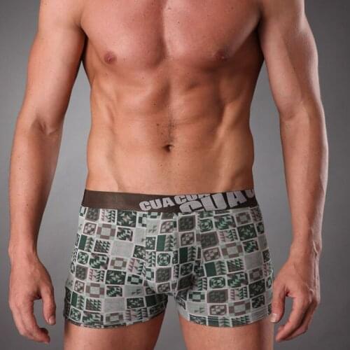 Man panties bamboo fibre trunk modal male u trunk underwear men