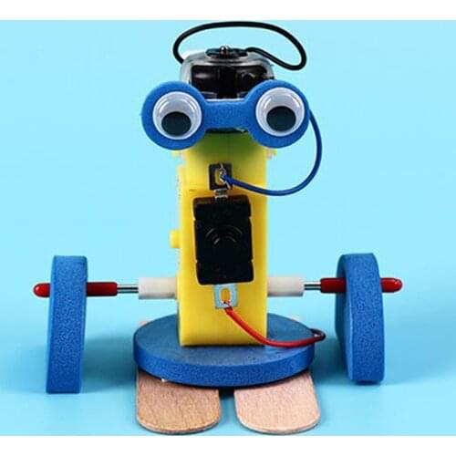 DIY Electric Walking Robot Model Kits Kids School STEAM Teaching Students Experiment Toys Science Educational Toys For Children