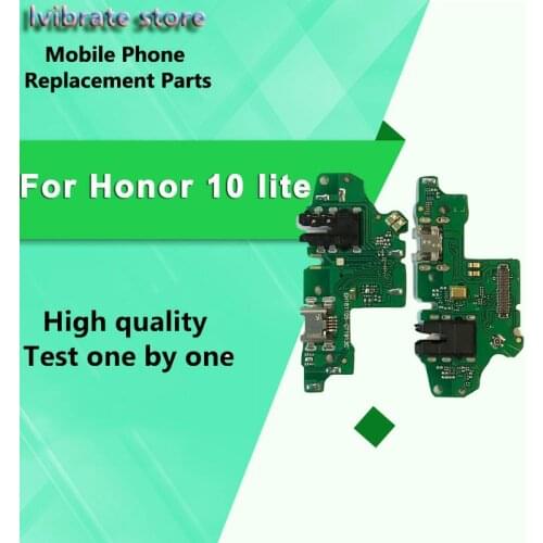 New For Huawei Honor 10 lite USB Charger board Port Flex Cable cover Honor10lite Dock Connector Charging Port board replacement