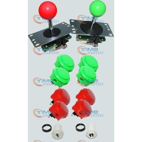New DIY arcade sticks parts bundles Game control panel accessories with original Sanwa button and joystick for build game sticks