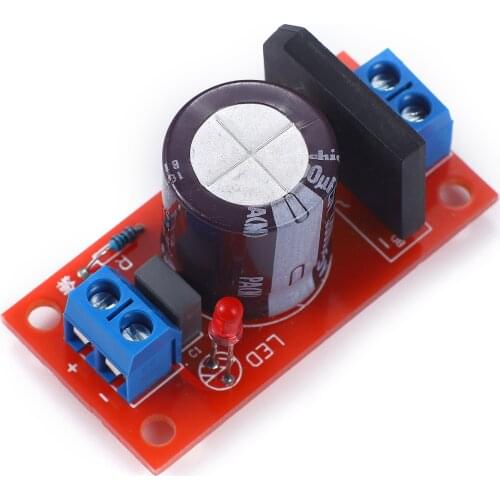 Rectifier filter power supply board / 8A rectifier power amplifier / 8A rectifier with red LED indicator / AC single power suppl