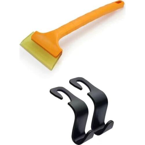 Durable snow scraper, window cleaning tools, car windshield, winter washing accessories, snow remover for Ford car
