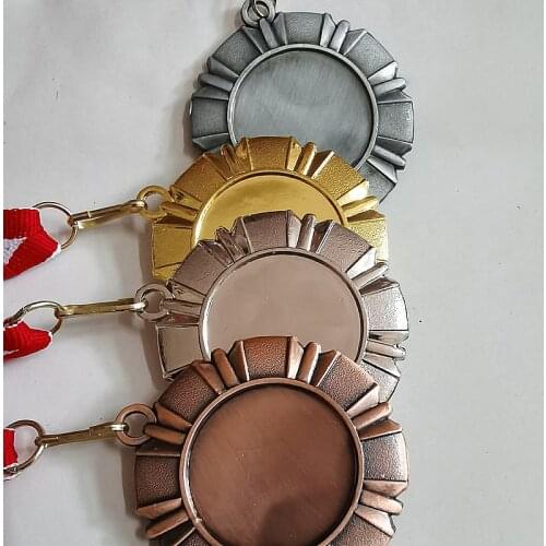 Blank Medals Gold Color Medal And Silver Color Medal And Branze Color Medal Print for FreeOnThe Blank 5.5CM