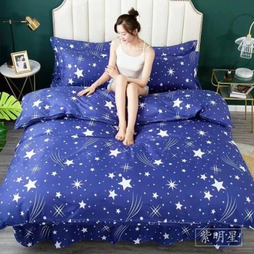 Blue Duvet Cover Super King Pillowcase Sheet,Bedding Set,220 x 240 Cm Quilt Cover,Blanket Cover, Bed Sheet, Double Queen King