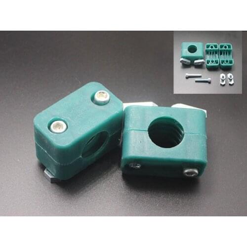 Sliding rail light duty Hydraulic pipe clamp 6-50mm ship machine oil tube PP plastic clamp liquid gas laboratory tube DIN3015