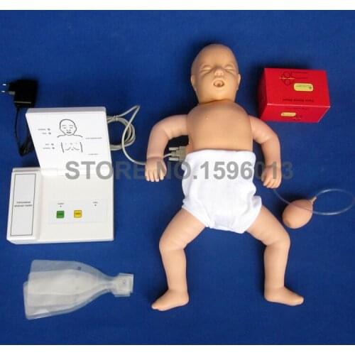 Advanced Infant CPR Manikin,Baby First Aid CPR Training Dummy with Control box