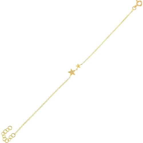 AIDE 2021 Trend 925 Sterling Silver Lightning Star Bracelet Gold Chain for Girlfriend Gift Women Luxury Jewelry Female Bracelets