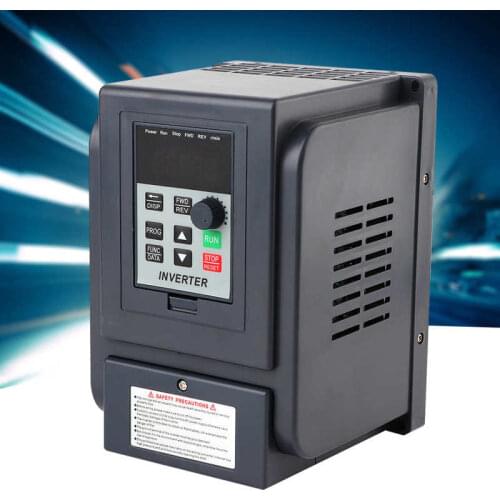 1-Phase 220V Input 3-Phase 380V Output 1.5KW VFD Variable Frequency Inverter Speed Controller frequency