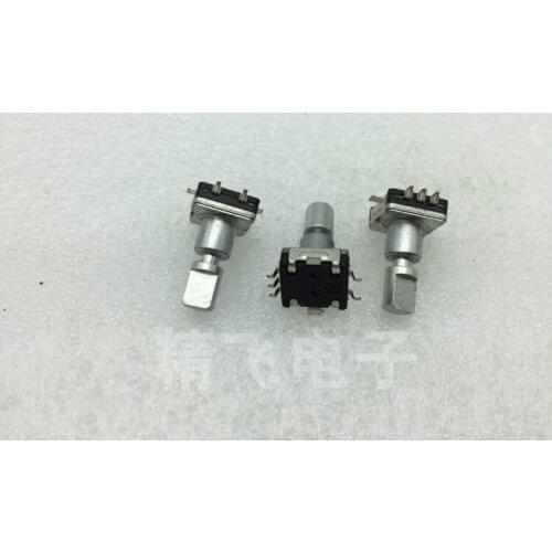 1 piece of EC11 encoder with switch patch foot 30 positioning 15 pulse shaft length 17MM
