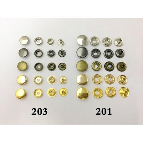 201#-203# Snap Button Buckle For Wallet Belt Bag Shoes Jeans Dog Collar Diy Garment Leather Craft Accessories