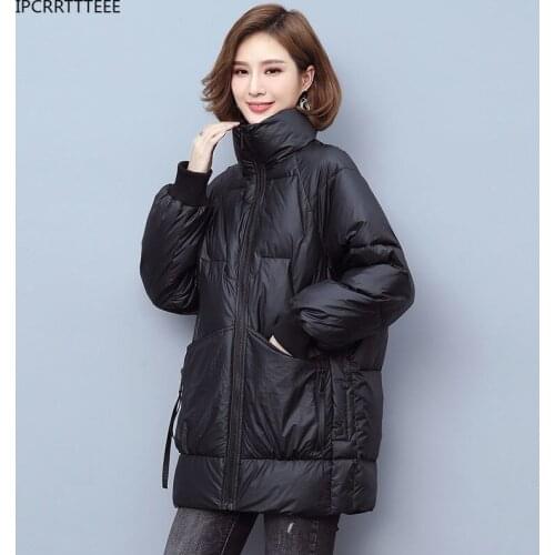 2021 High Quality Autumn Warm Woman Casual Parkas New Winter Jacket Stand Collar Coat Women Fashion Jackets