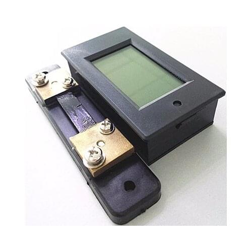 Free shipping PZEM-051 Digital DC 6.5-100V 50A 4IN1 voltage current power energy Voltmeter Ammeter Watt Panel Meter