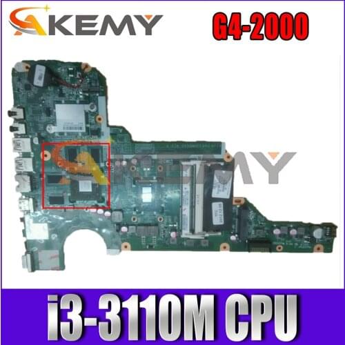 For HP Pavilion G4-2000 i3-3110M Notebook Mainboard DAR33HMB6A0 SR0N2 216-0833000 Laptop motherboard