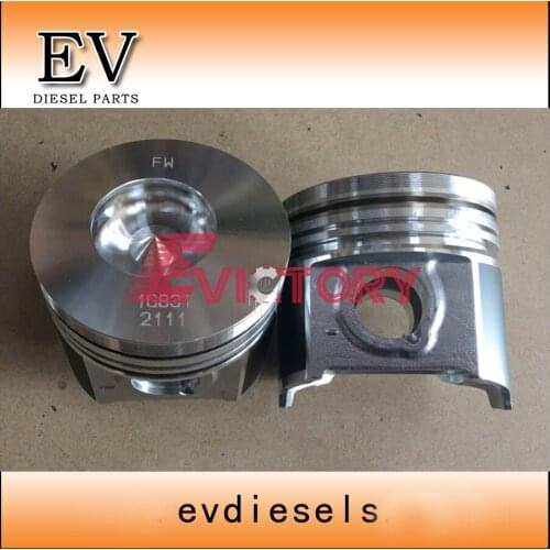 EV For Caterpillar mini excavator C2.2 Piston with piston pin and clip