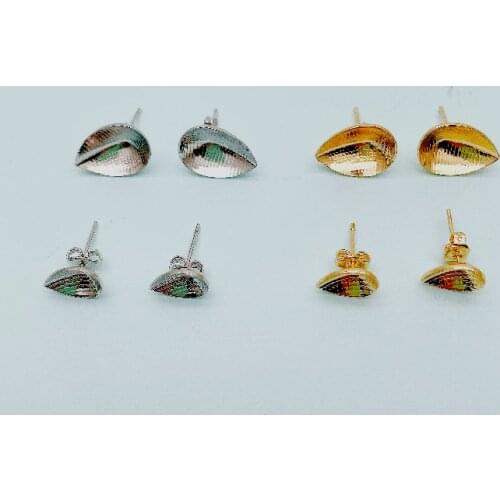 Ms Betti Pear Fancy Stone 4320 10x14mm Crystal Stud Earring Settings For DIY Earrings Fittings Findings Jewelry Accessories