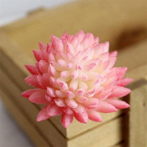 Artificial Flowers Succulents Craft Floristry Decoration Plastic Plants