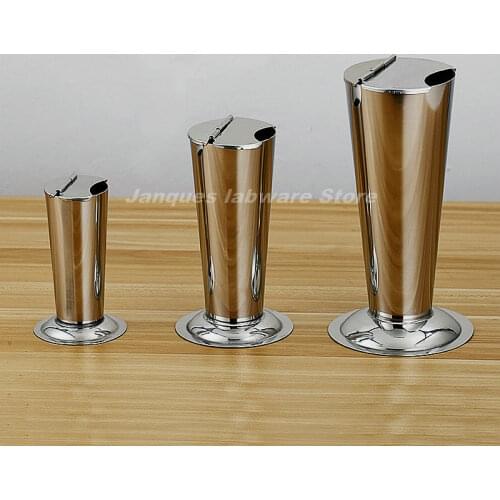 Lab Small/Medium/Large Size Stainless Steel Tweezers Barrel,Storage Canister for Laboratory Instruments and Tools