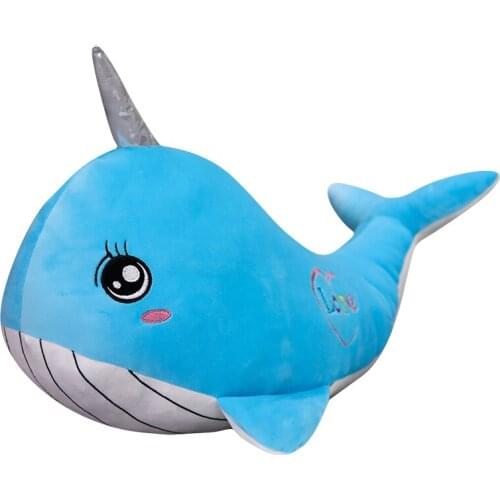 Cute Unicorn Shark Soft Plush Doll Toy Soft Stuffed Pillow Sofa Cushion Plush Shark Toy For Kids Gift