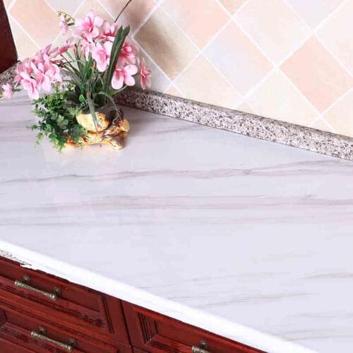 Marble stickers waterproof wallpaper self-adhesive kitchen countertops oil-proof wall stickers cabinets table furniture renovati