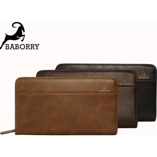 Mens Clutch Multifunctional Creative Mobile Wallet Long Wallet Long Purse Coin Case Passport Bag For Men Credit Card Holder