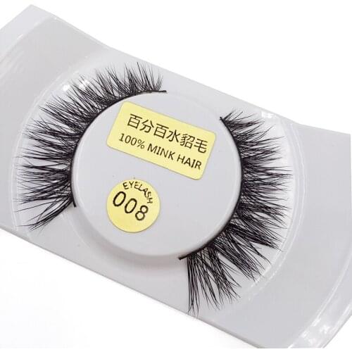 Mink Lashes 3D Mink Eyelashes Cruelty free Lashes Handmade Reusable Natural Eyelashes Popular False Lashes Makeup