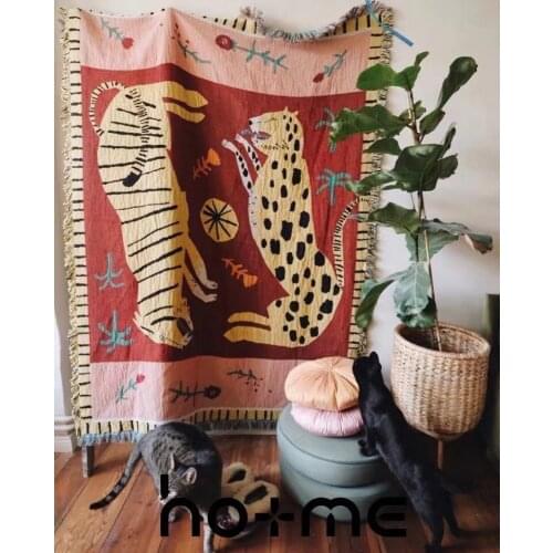 Casual Blankets Carpet Decoration pink panther Carpet Sofa Leisure Carpet Original Single Tapestry Sofa Mat