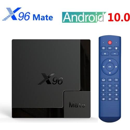 NEW X96 Mate Smart TV Box Android 10.0 4GB RAM 32GB 64GB ROM Allwinnner H6 2.4G 5G wifi Bluetooth 4K HD Set Top Box vs X96 MAX
